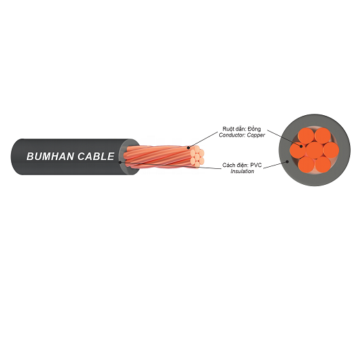 Cáp Bọc Cách Điện PVC (CV/IV)