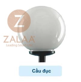 Đèn Quả Cầu trắng đục D250mm