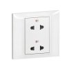 Arteor adaptor for integration of 3 modules Arteor mechanisms in Belanko S plate - 1 gang - white - B617664