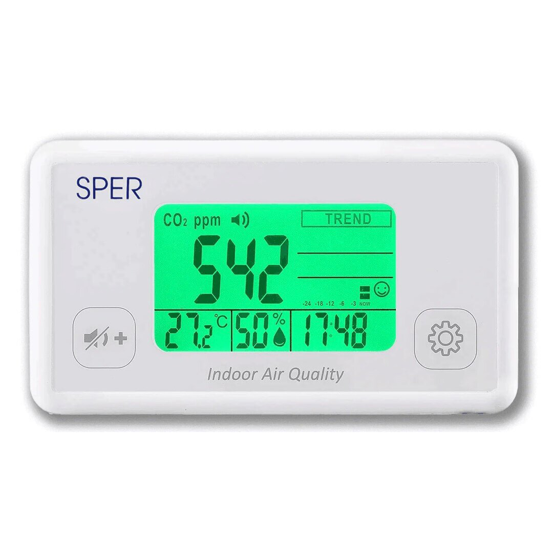 Thiết bị đo nhiệt độ độ ẩm, CO2 không khí 800052 - Sper Scientific